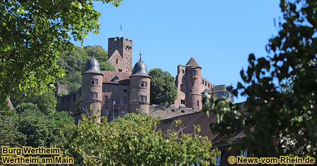 Burg Wertheim in Wertheim am Main.