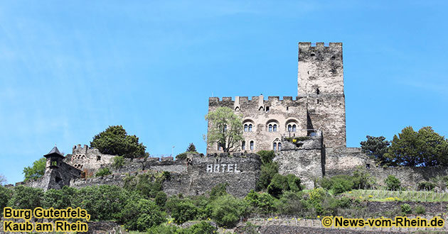 Burg Gutenfels in Kaub am Rhein